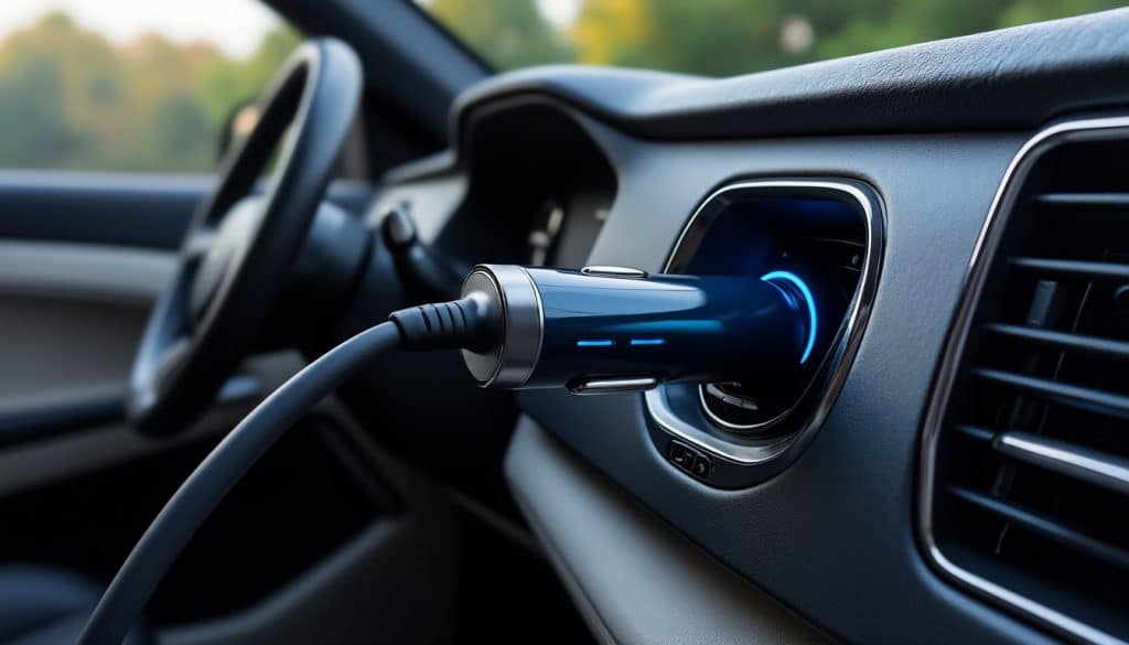 Chargeur allume-cigare : la puissance utile