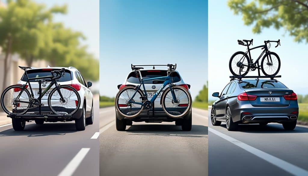 Porte-vélos sur attelage, sur hayon ou sur toit : le comparatif
