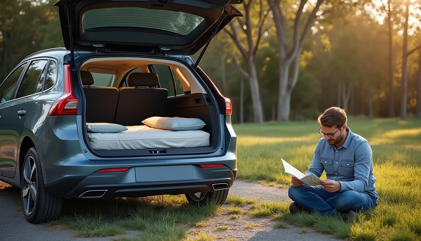 Dormir dans sa voiture : l&rsquo;aménagement et la légalité