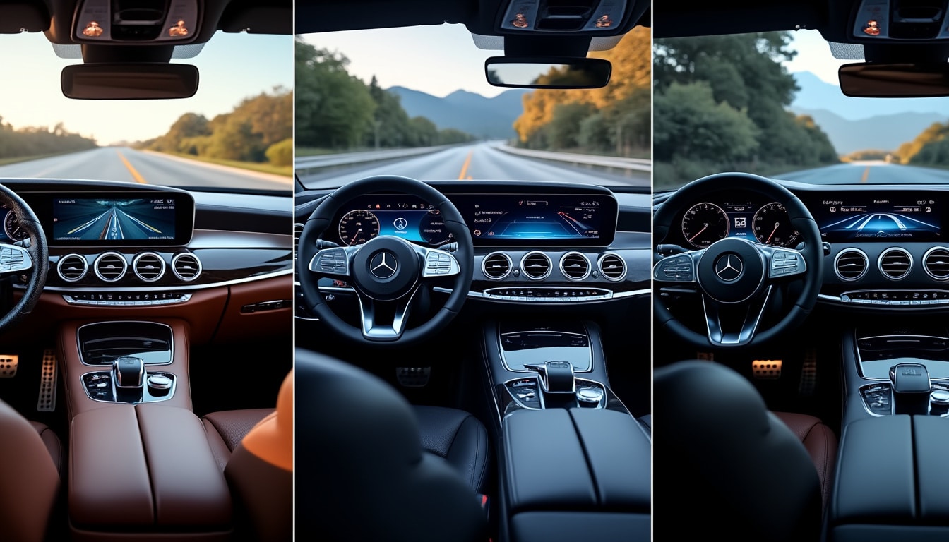 Le système de navigation Mercedes selon les modèles