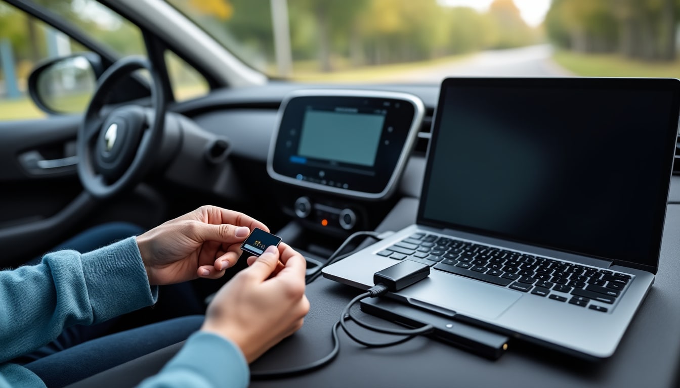 Mettre à jour la carte SD TomTom d&rsquo;une Mégane 3