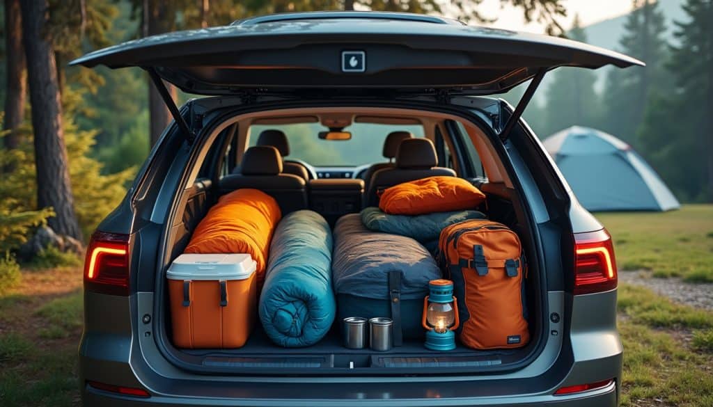 Voiture et camping : le matériel qui tient dans un coffre